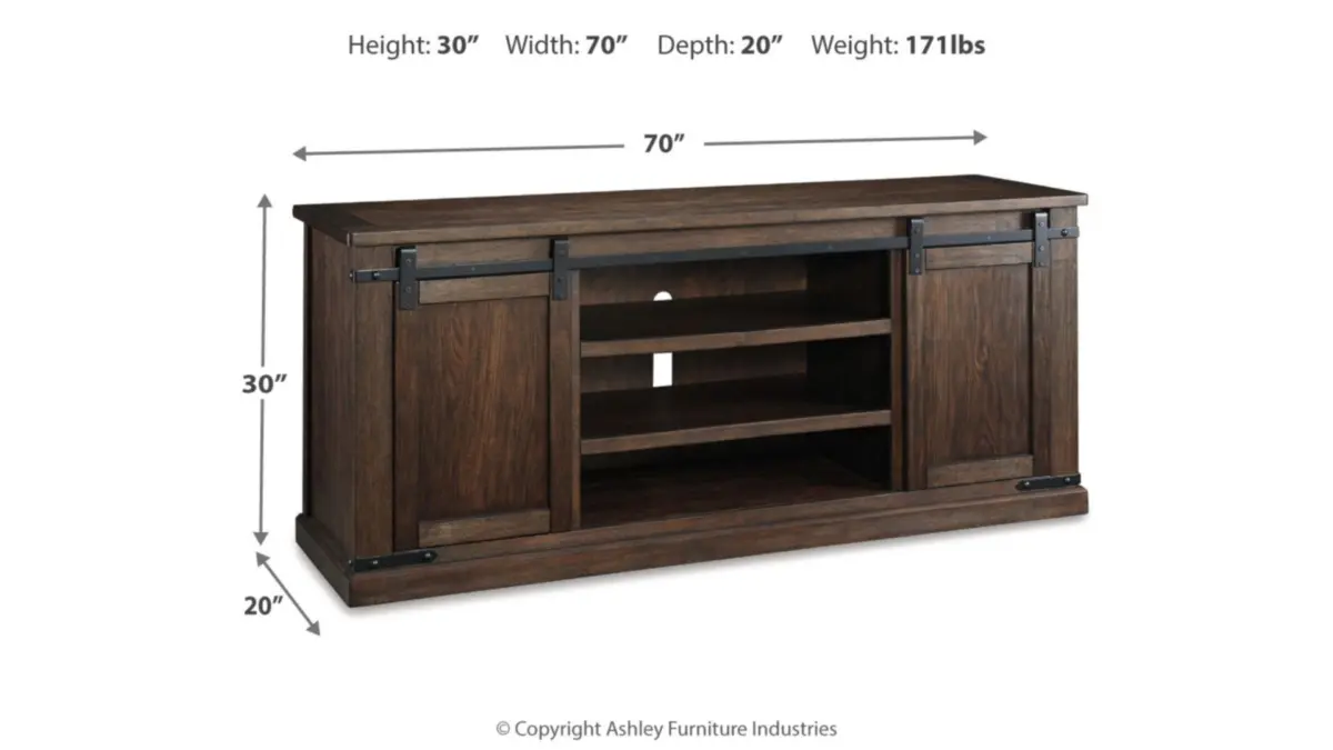 BUDMORE 60" TV STAND - Image 2