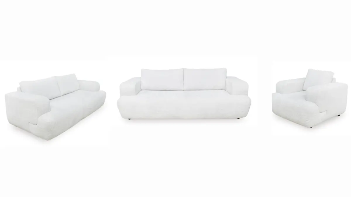 white sofa set