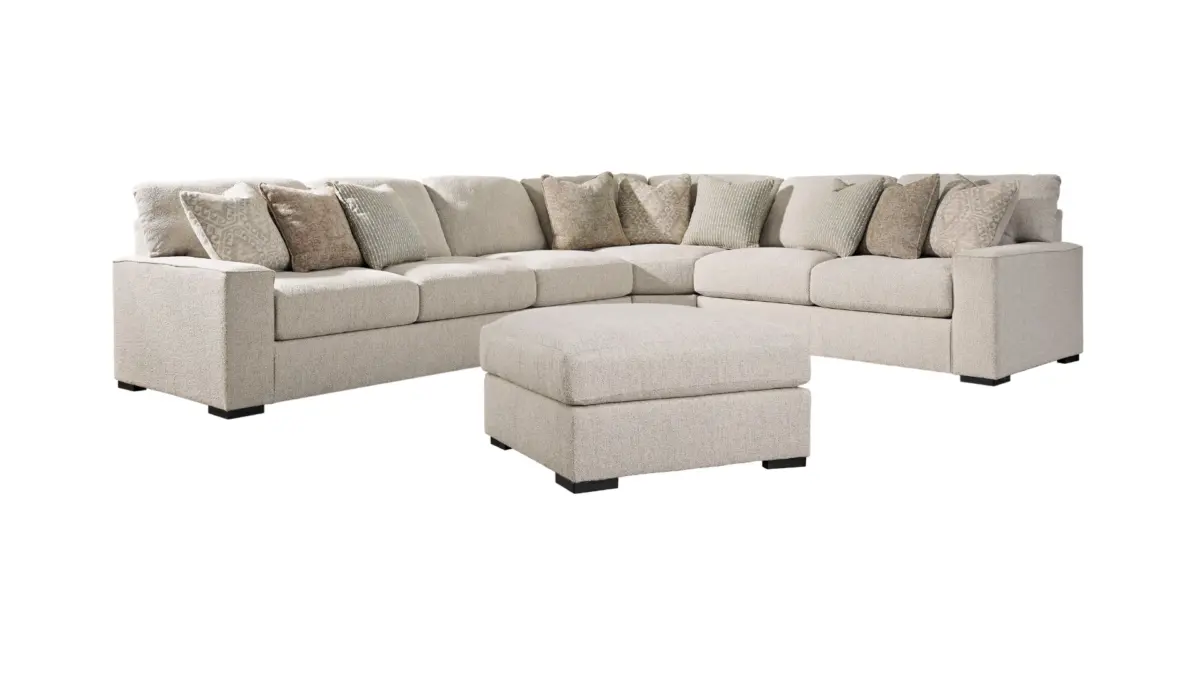 BALLYTON SECTIONAL SOFA SET WITH OTTOMAN - Image 1