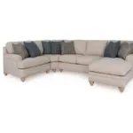 HUNTSWORTH SECTIONAL SOFA SET - DOVE GRAY