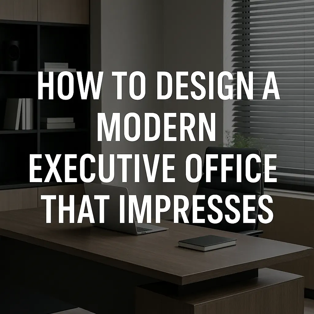 How to Design a Modern Executive Office That Impresses