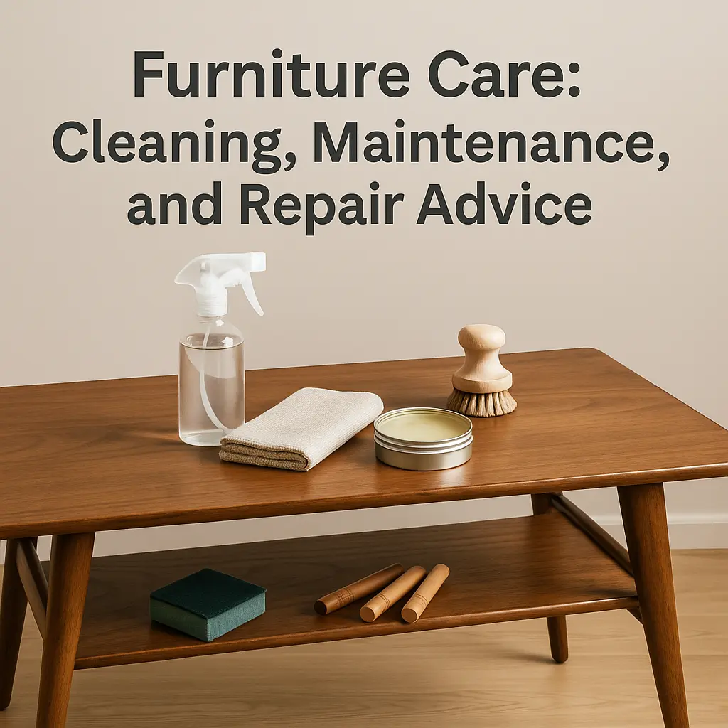 Furniture Care: Cleaning, Maintenance, and Repair Advice