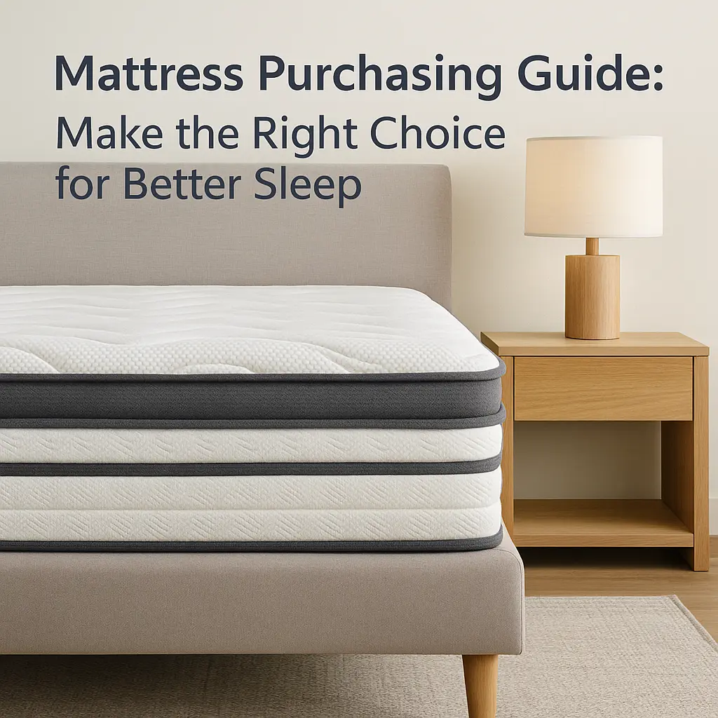 Mattress Purchasing Guide: Make the Right Choice for Better Sleep