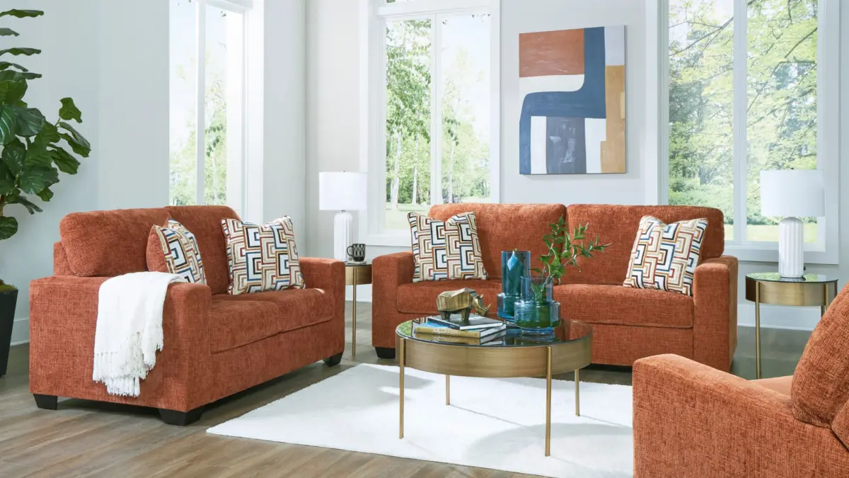 AVIEMORE 6 SEATER SOFA SET - SPICE - Image 6