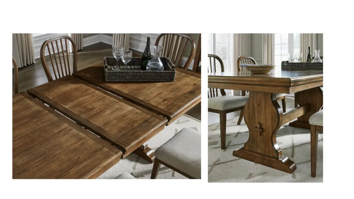 STURLAYNE DINING SET WITH 8 CHAIRS AND A SERVER - Image 5