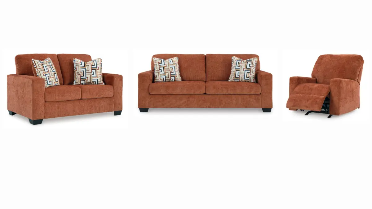 AVIEMORE 6 SEATER SOFA SET - SPICE - Image 1