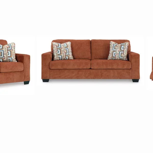 AVIEMORE 6 SEATER SOFA SET - SPICE