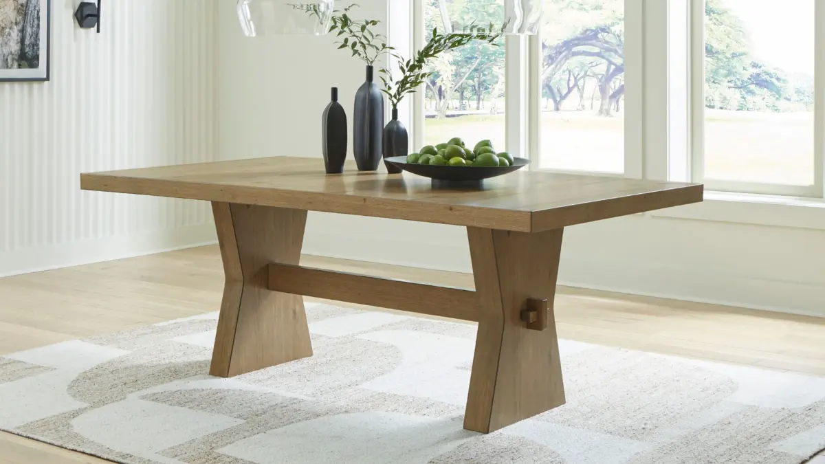 GALLIDEN DINING SET WITH 6 CHAIRS AND A SERVER - Image 5