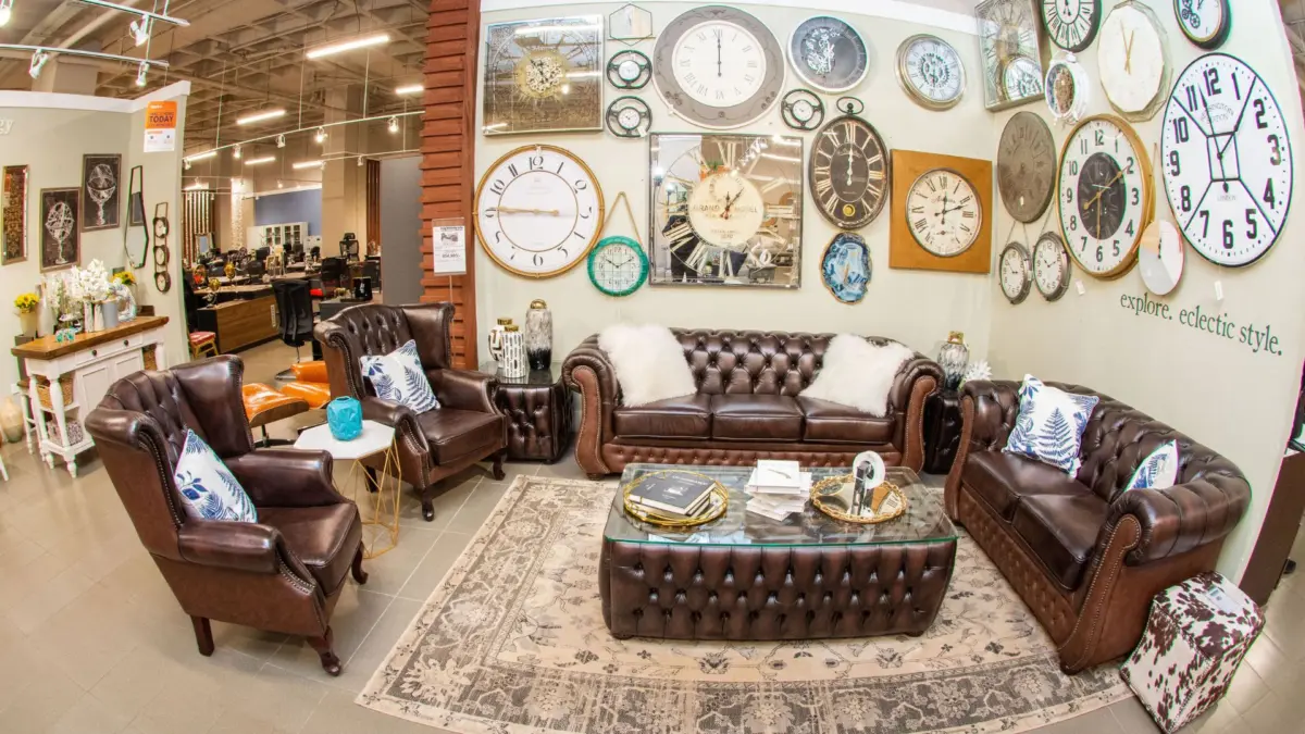 7 SEATER LEATHER SOFA SET WITH 3PC COFFEE TABLE SET (4+2+1) B-202 - Image 5