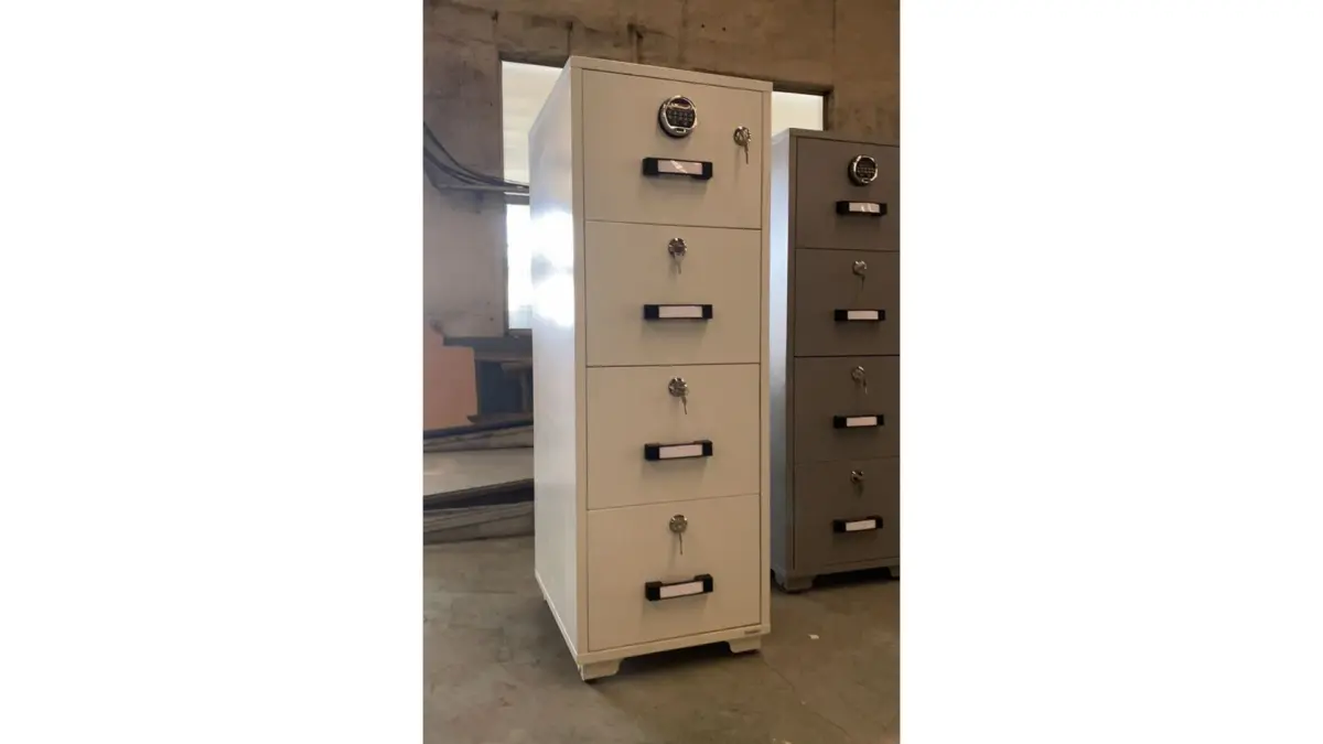 CKFC-4(DK) FIRE PROOF SAFE 4DRW DIG. 310KGS (OS) - Image 3