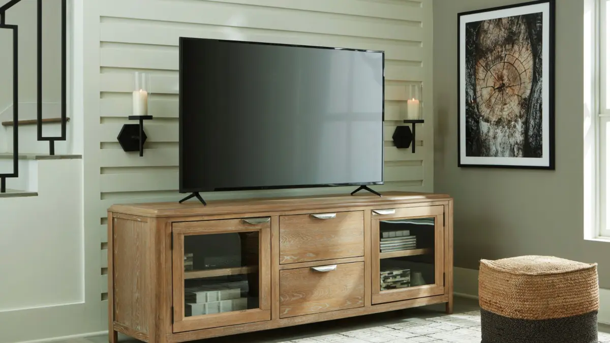 W781-68 XL TV STAND RENCOTT (ASH) - Image 6