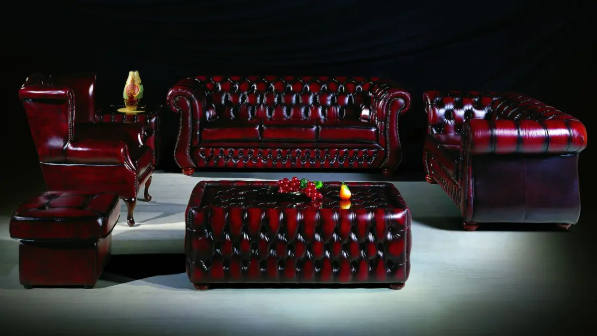 7 SEATER LEATHER SOFA SET WITH 3PC COFFEE TABLE SET (4+2+1) B-202 - Image 1