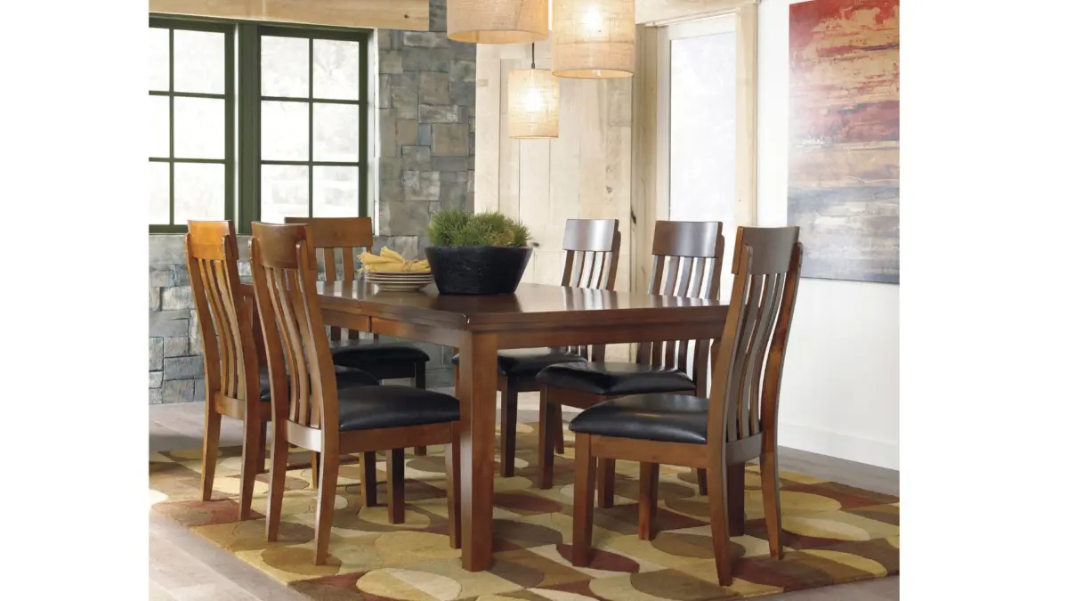 RALENE DINING SET WITH 6 CHAIRS AND A SERVER - Image 3