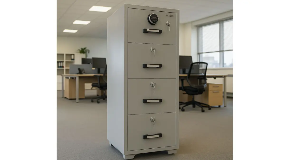 CKFC-4(DK) FIRE PROOF SAFE 4DRW DIG. 310KGS (OS) - Image 6