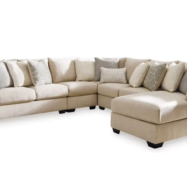 CARNABY 5 PIECE SECTIONAL SOFA WITH CHAISE