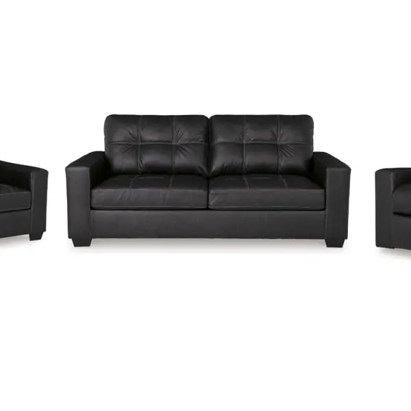 BARLIN MILLS RECLINING SOFA SET WITH OTTOMAN