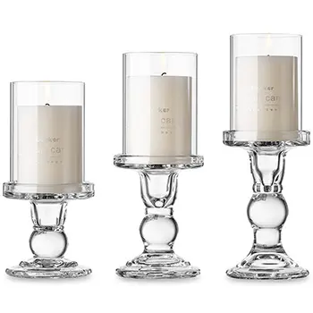 A52000380 CANDLE HOLDER SET 3PC SET (ASH)