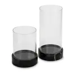A52000226 CANDLE HOLDER SET 2PC(ASH)
