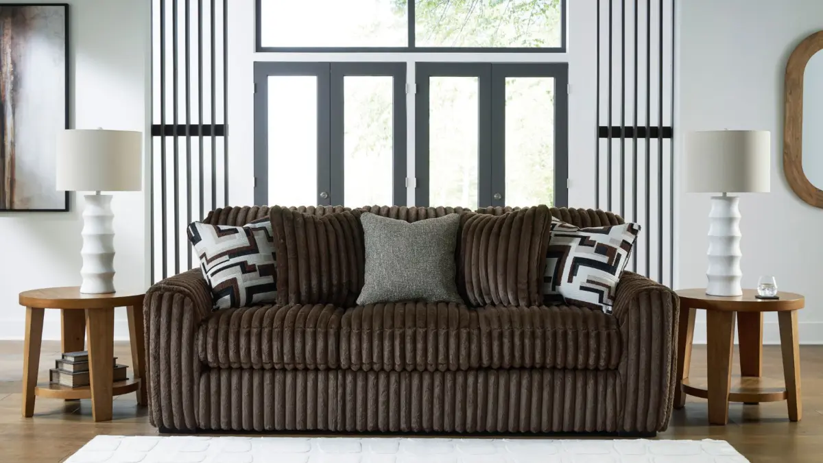 MIDNIGHT MADNESS SOFA SET (BROWN) - Image 5
