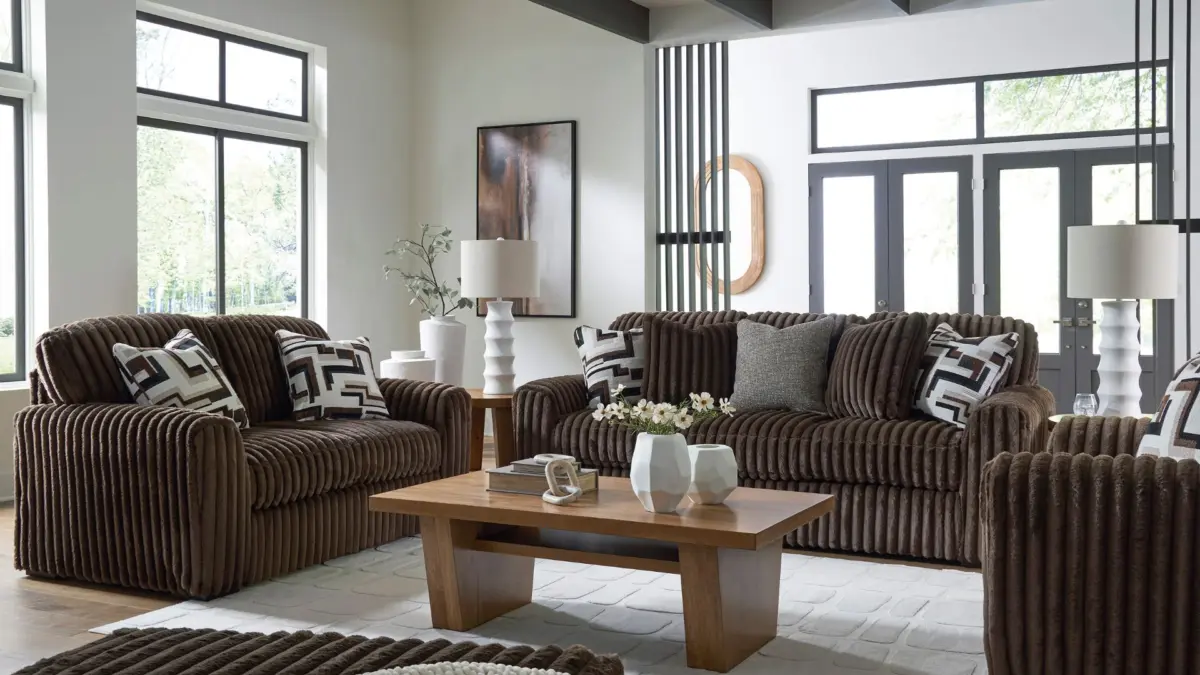 MIDNIGHT MADNESS SOFA SET (BROWN) - Image 10