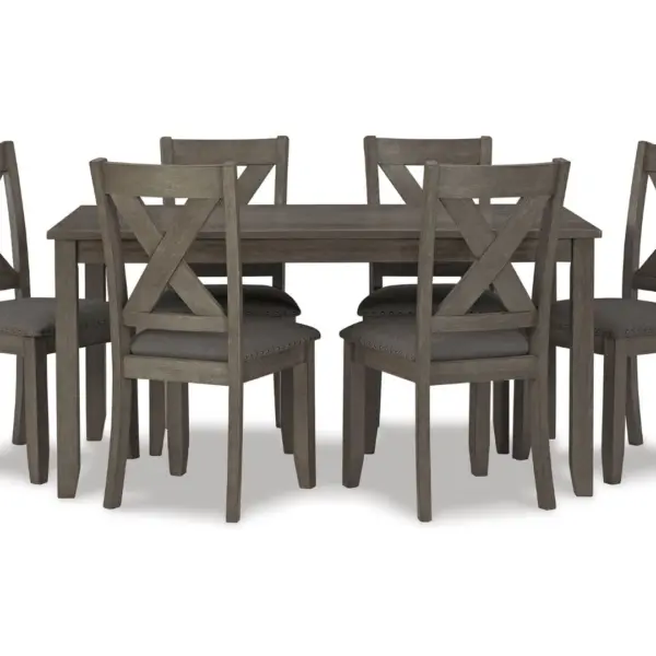 CAITBROOK DINING SET WITH 6 CHAIRS