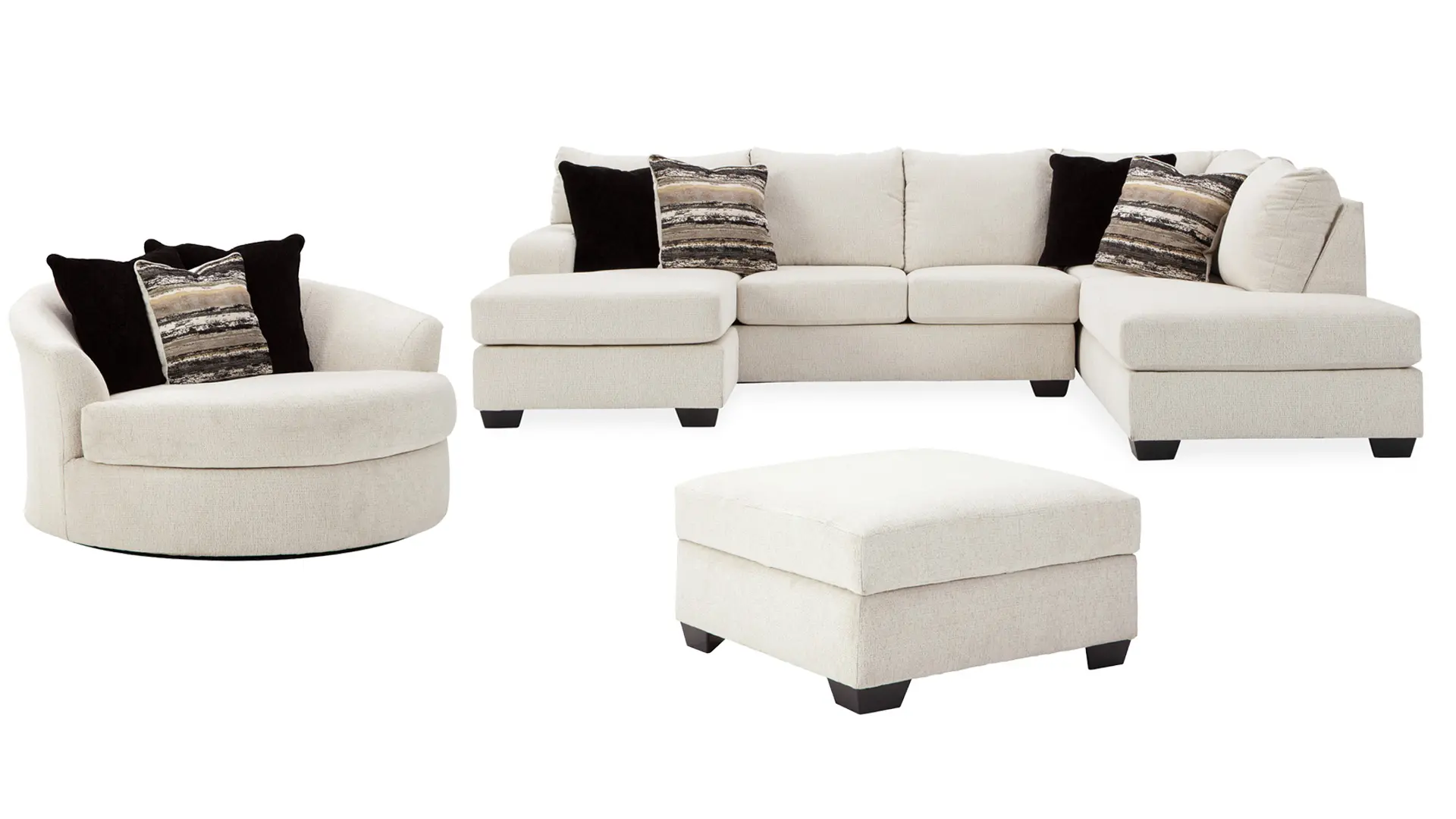 3nFo6OXownnU9eAql8xKyRlce8TKEk8auAXp4JQ9.jpg CAMBRI SECTIONAL SOFA SET WITH OTTOMAN AND A SWIVEL CHAIR - Image 1