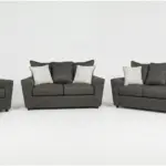 STAIRATT 6 SEATER FABRIC SOFA SET