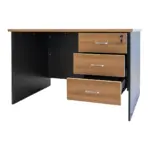 MS 127 OFFICE DESK WITH FIXED 3 DRAWER PEDESTAL