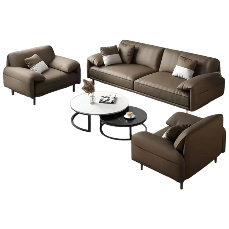 7 SOFA SET 5PAX PU (TIG)