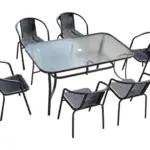 A-2 DINING TABLE 6PAX SET OUTDOOR (HIL)