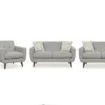 MARGOLA 6 SEATER SOFA SET WITH OTTOMAN