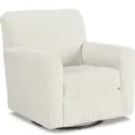 A3000365 SWIVEL GLIDER ACCENT CHAIR HERSTOW (ASH)