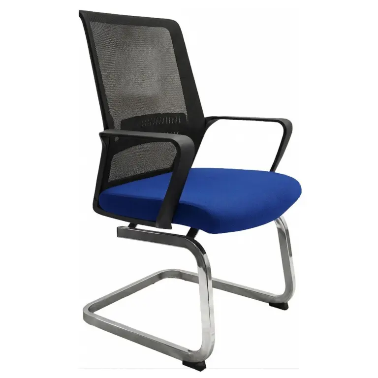 6046D/2146D OFFICE CHAIR VIS MESH BLK/BLU (FOS)