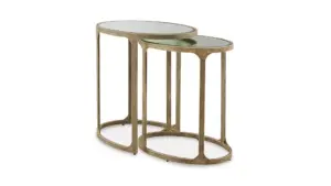 A4000624 ACCENT TABLE 2PC SET IRMALEIGH (ASH)