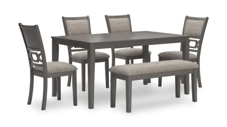 WRENNING DINING SET WITH 4 CHAIRS AND A BENCH
