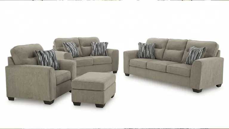 OLTEN SOFA SET WITH OTTOMAN
