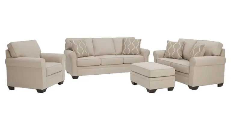 BELCARO PLACE SOFA SET WITH OTTOMAN