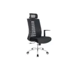 A1137 OFFICE CHAIR HB BLK MESH (XY)