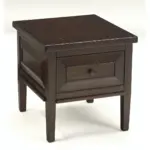 T695-2 SQUARE END TABLE HINDELL PARK (ASH)