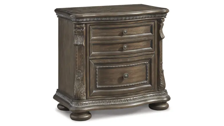 B803-92W9 TWO DRWR NIGHT STAND CHARMOND (ASH)