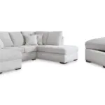 GABYLEIGH SECTIONAL SOFA SET WITH OTTOMAN