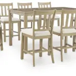 CALMORO DINING SET (EXTENDABLE TABLE + 8 CHAIRS)