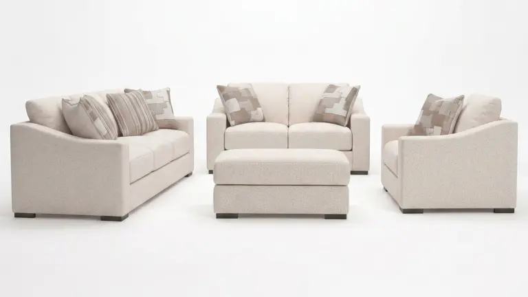 TILDAN 6 SEATER SOFA SET WITH OTTOMAN