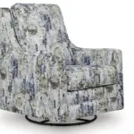 A3000732 SWIVEL GLIDER ACCENT CHAIR DUSTINFORD (ASH)