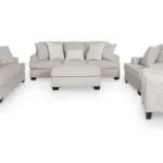 HEARTCORT 6 SEATER SOFA SET WITH ACCENT CHAIR