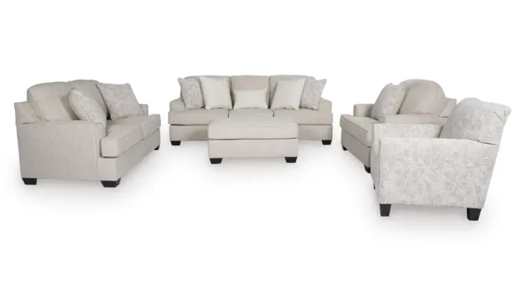 HEARTCORT 6 SEATER SOFA SET WITH ACCENT CHAIR