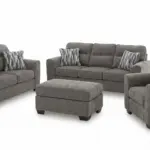 OLTEN 6 SEATER SOFA SET WITH OTTOMAN