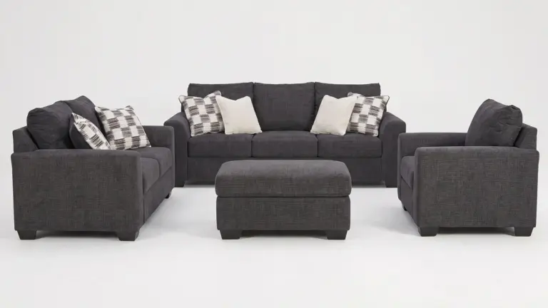 LOREO 6 SEATER SOFA SET WITH OTTOMAN