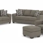TRISTON PEAKS 6 SEATER SOFA SET WITH OTTOMAN