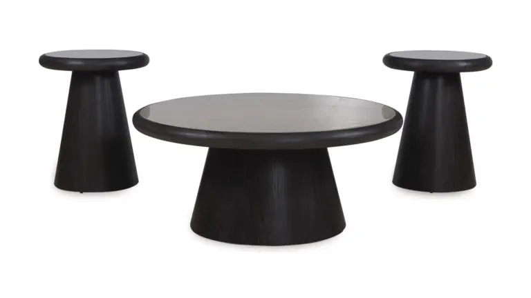 BRACKEN ROUND COFFEE TABLE SET